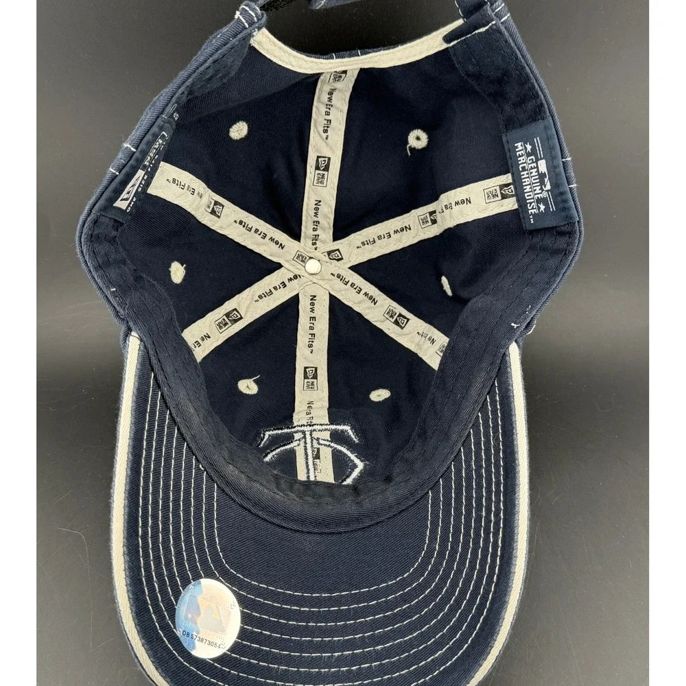 New Era Minnesota Twins MLB Youth Baseball Cap-Navy Blue, White Stitch TC Logo